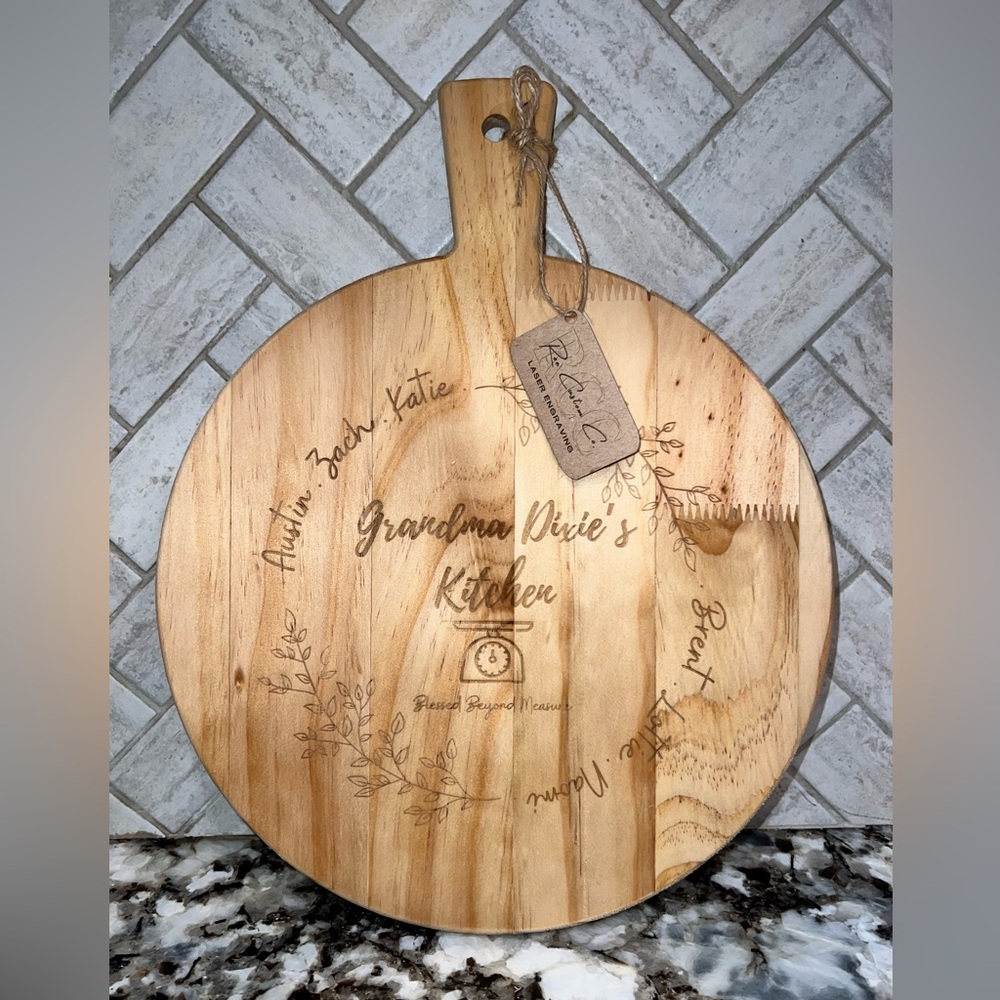 * CUSTOM cutting board *